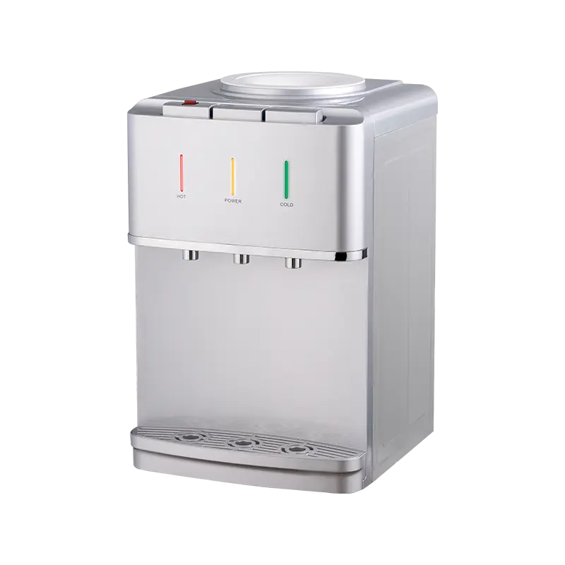 YR-2508T/YLR-2508T Silberner Desktop-Wasserspender für heißes und kaltes Wasser YR-2508T/YLR-2508T Silberner Desktop-Wasserspender für heißes und kaltes Wasser