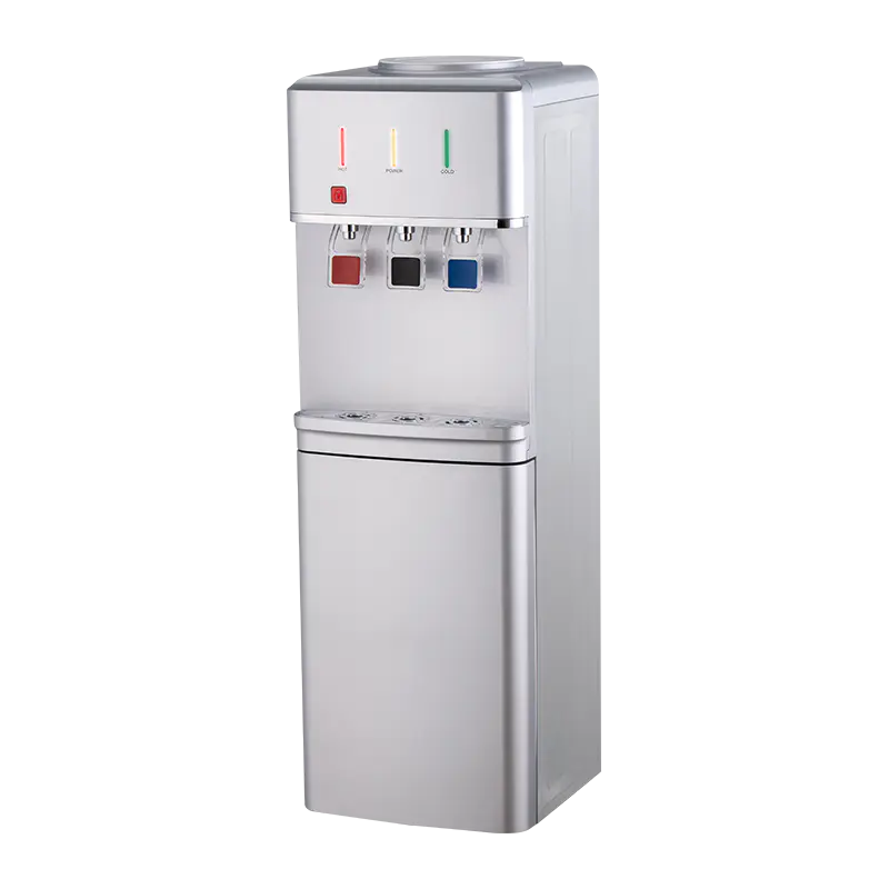 YR-2509/YLR-2509/YLR-2509Y Silberner vertikaler Wasserspender mit drei Ausgängen
