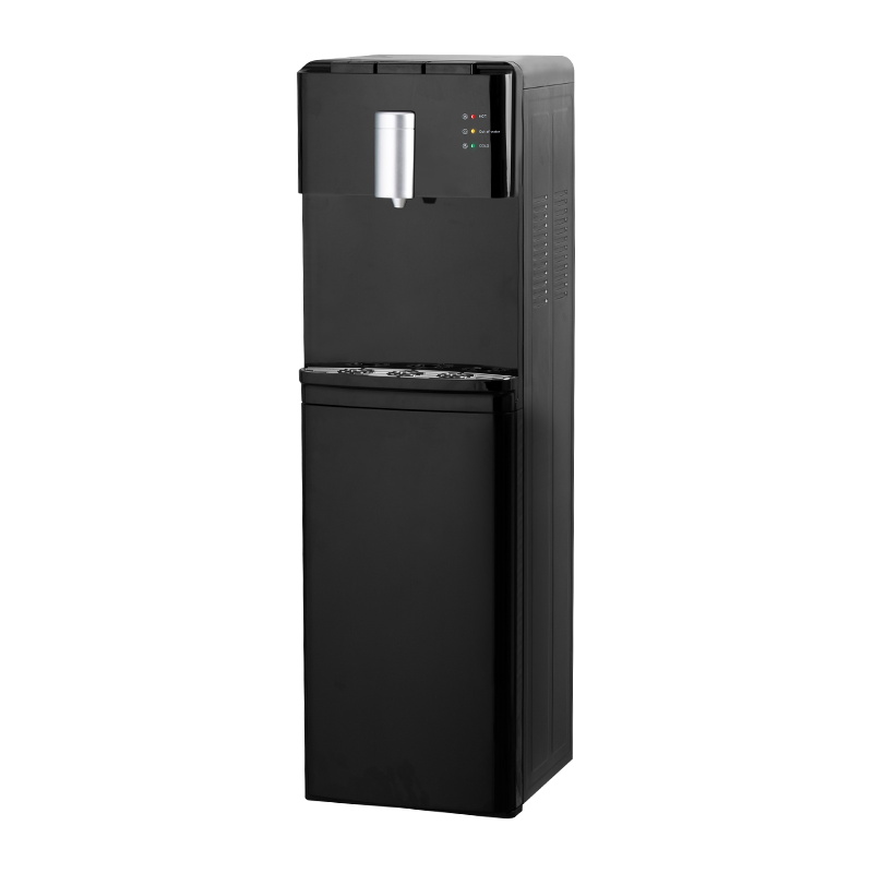 YX-2507/YLX-2507 Schwarzer, unten montierter Wasserspender für kalte/heiße/normale Temperaturen